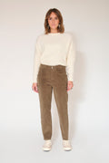 Pantalón Phenomene Velvet Chic - Caqui