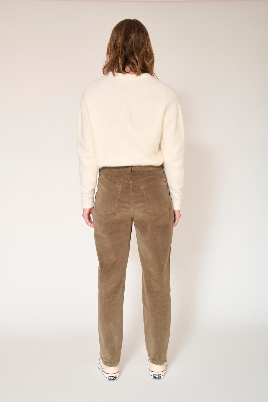 Pantalón Phenomene Velvet Chic - Caqui