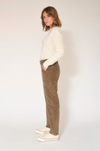 Pantalón Phenomene Velvet Chic - Caqui