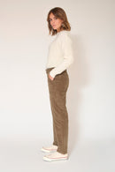 Pantalon Phenomene Velvet Chic - Kaki