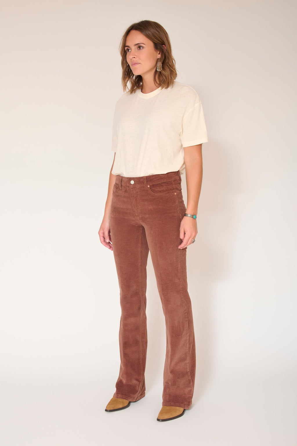 Pantalón The Queen Soft Corduroy - Coffee