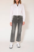 Jean The Linda Negro Rosas - Gris - Eddy Wash
