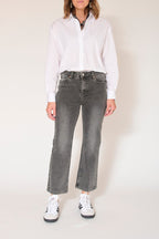 Jean The Linda Negro Rosas - Gris - Eddy Wash