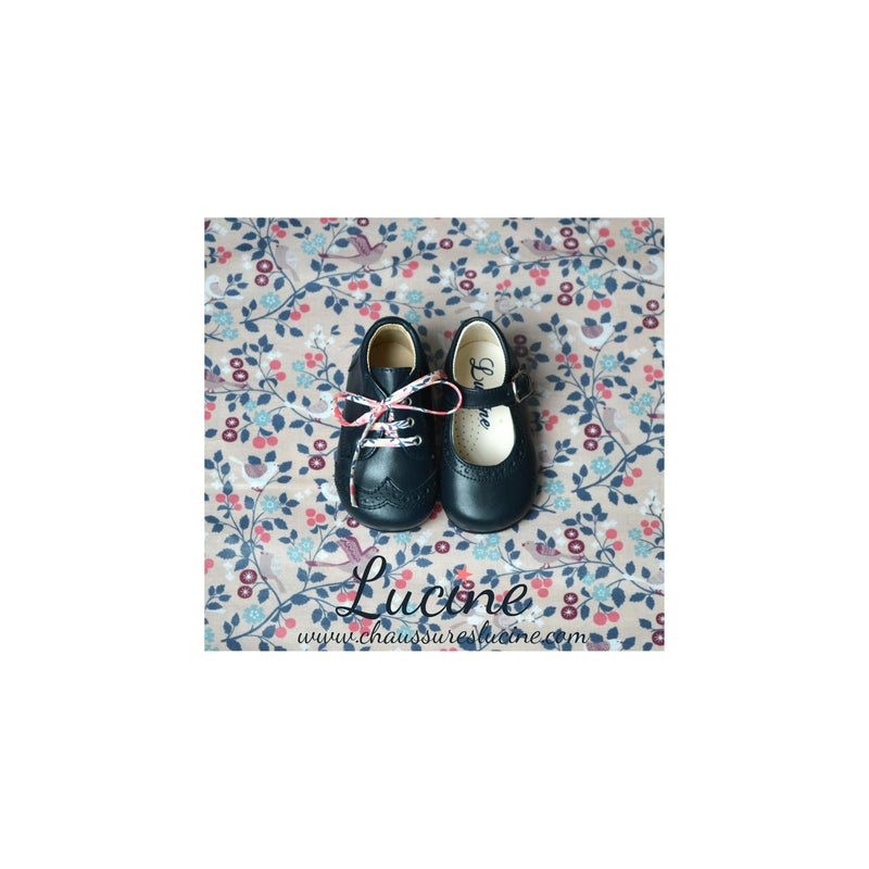 Adonis Golf Toe Booties - Navy Leather - Unisex