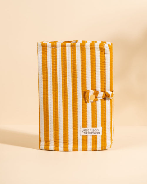 Couverture De Carnet Noi - Raye Mocha