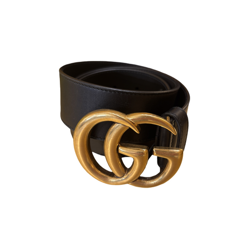 Cinturón Gucci GG Marmont Piel Ancho
