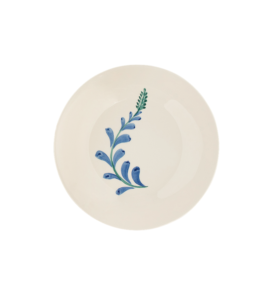 Assiette À Petit-Déjeuner Indigo Flora