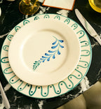 Assiette À Petit-Déjeuner Indigo Flora