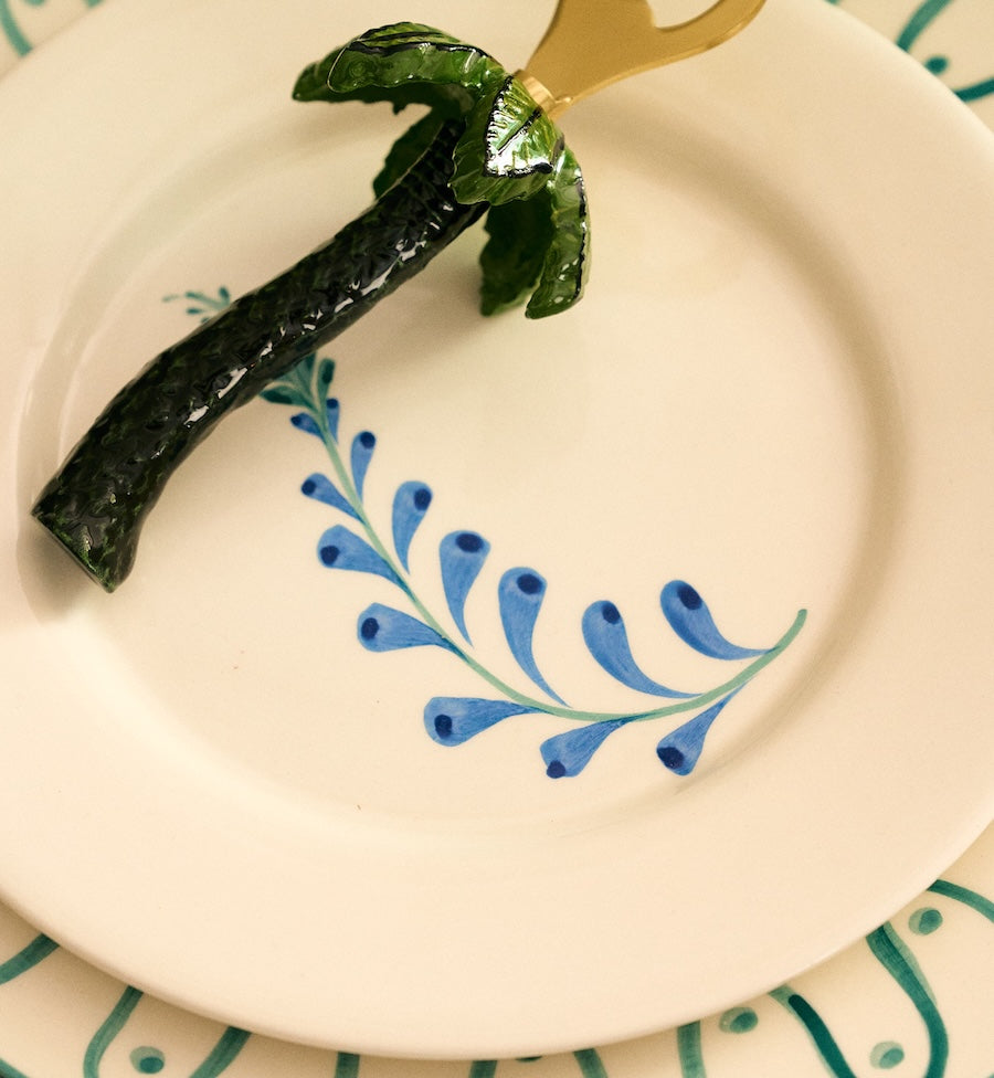 Assiette À Petit-Déjeuner Indigo Flora