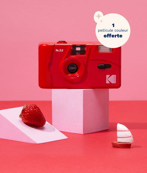 Appareil Photo - M35 - Rouge - 1 Pellicule Couleur Offerte - Kodak