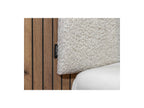 Lior - Cama con lamas macizas - Patas de madera natural