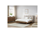 Bed with Solid Slats - Kumo - Natural Wooden Legs