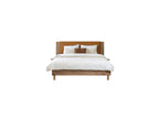 Lior - Cama con lamas macizas - Patas de madera natural