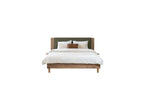 Lior - Cama con lamas macizas - Patas de madera natural