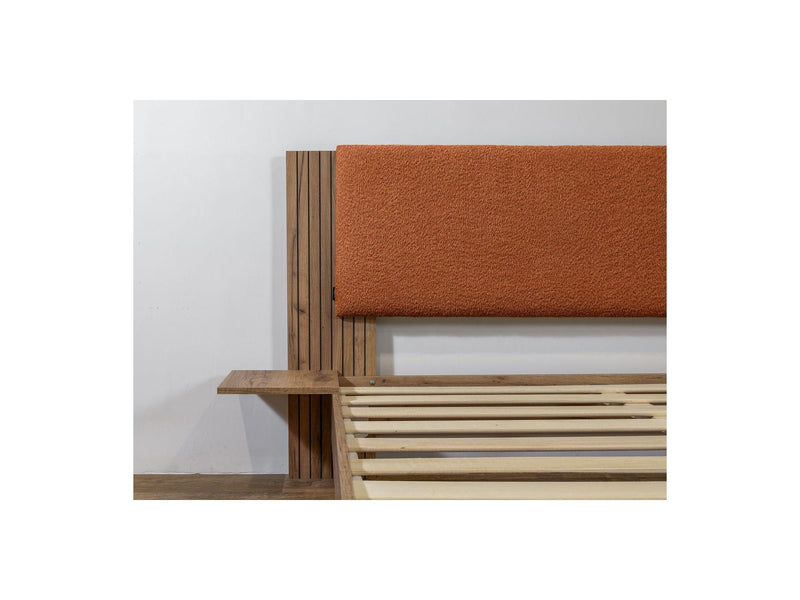 Lior - Bed With Solid Slats - Natural Wood Legs