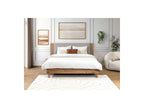 Lior - Cama con lamas macizas - Patas de madera natural