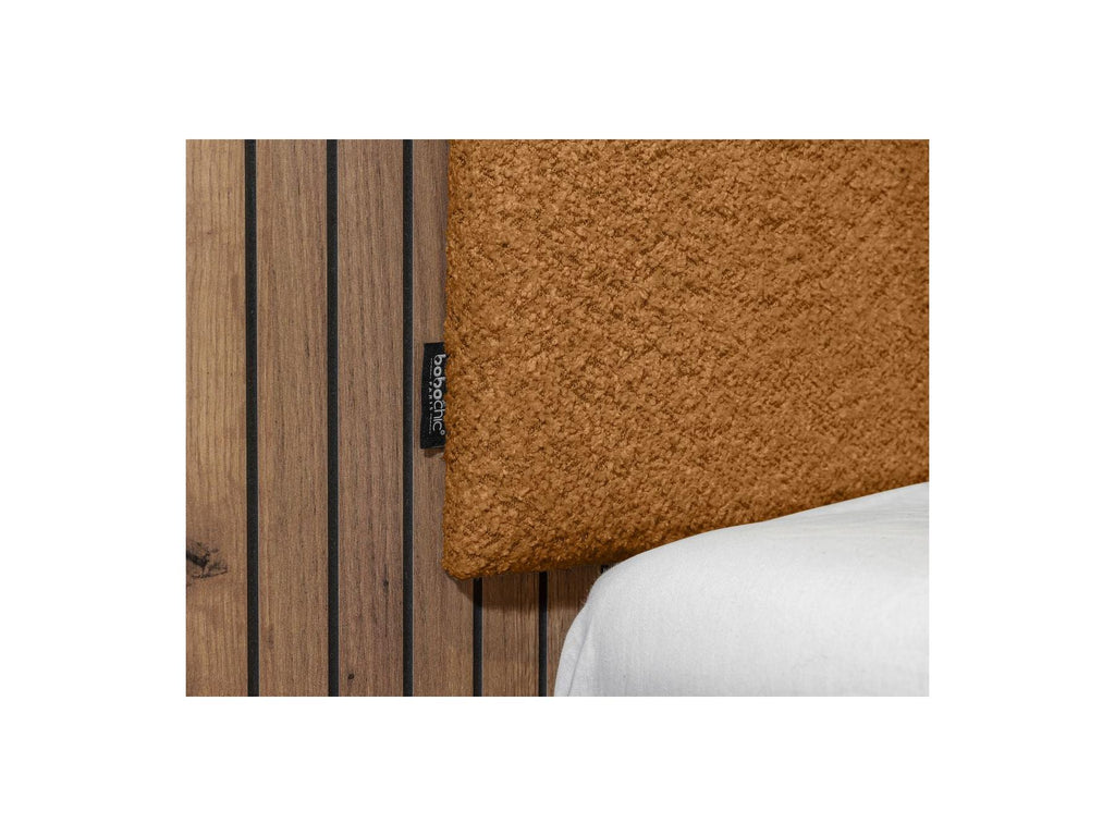 Lior - Cama con lamas macizas - Patas de madera natural