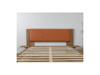 Lior - Cama con lamas macizas - Patas de madera natural