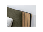 Lior - Cama con lamas macizas - Patas de madera natural