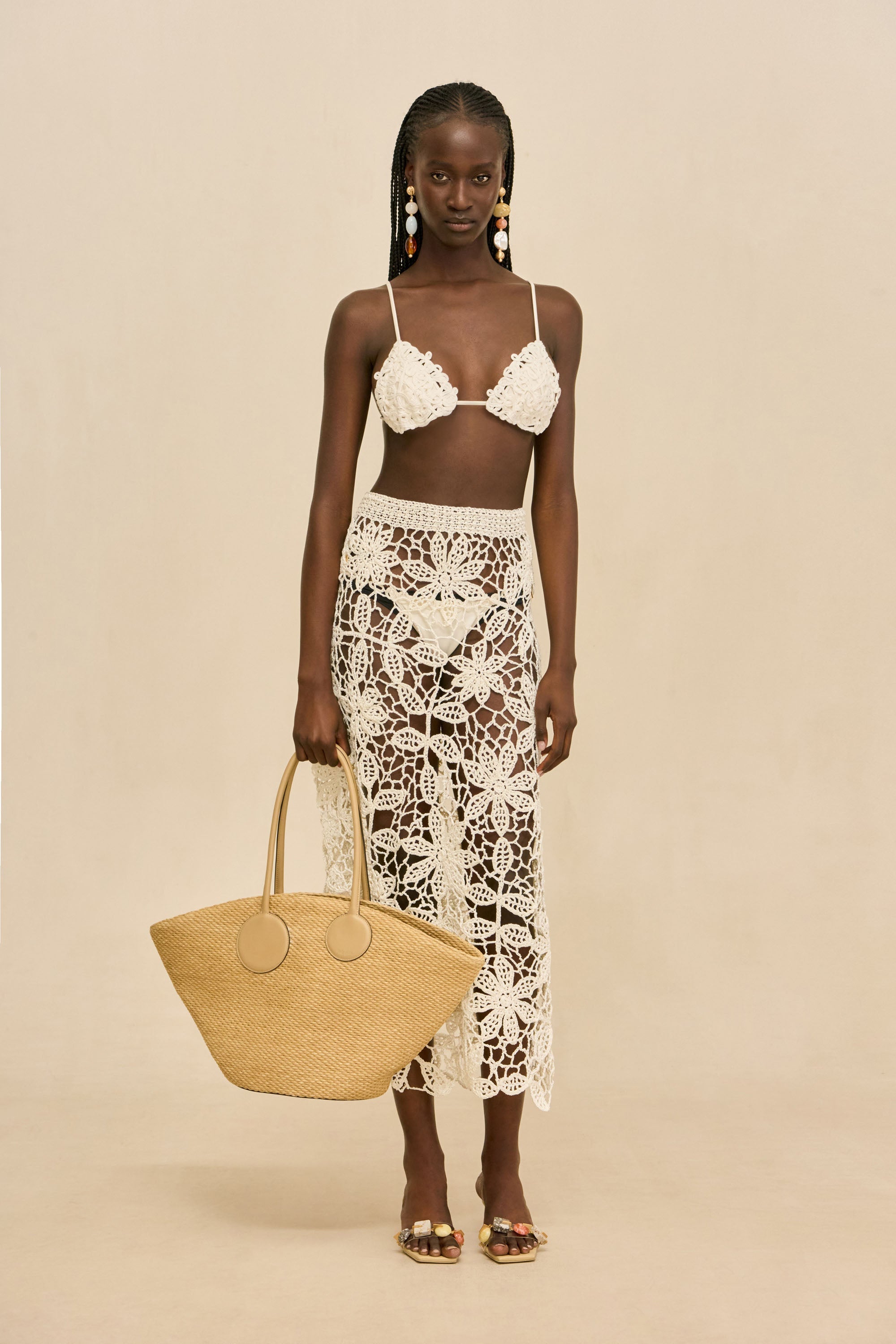 Falda Amina - White