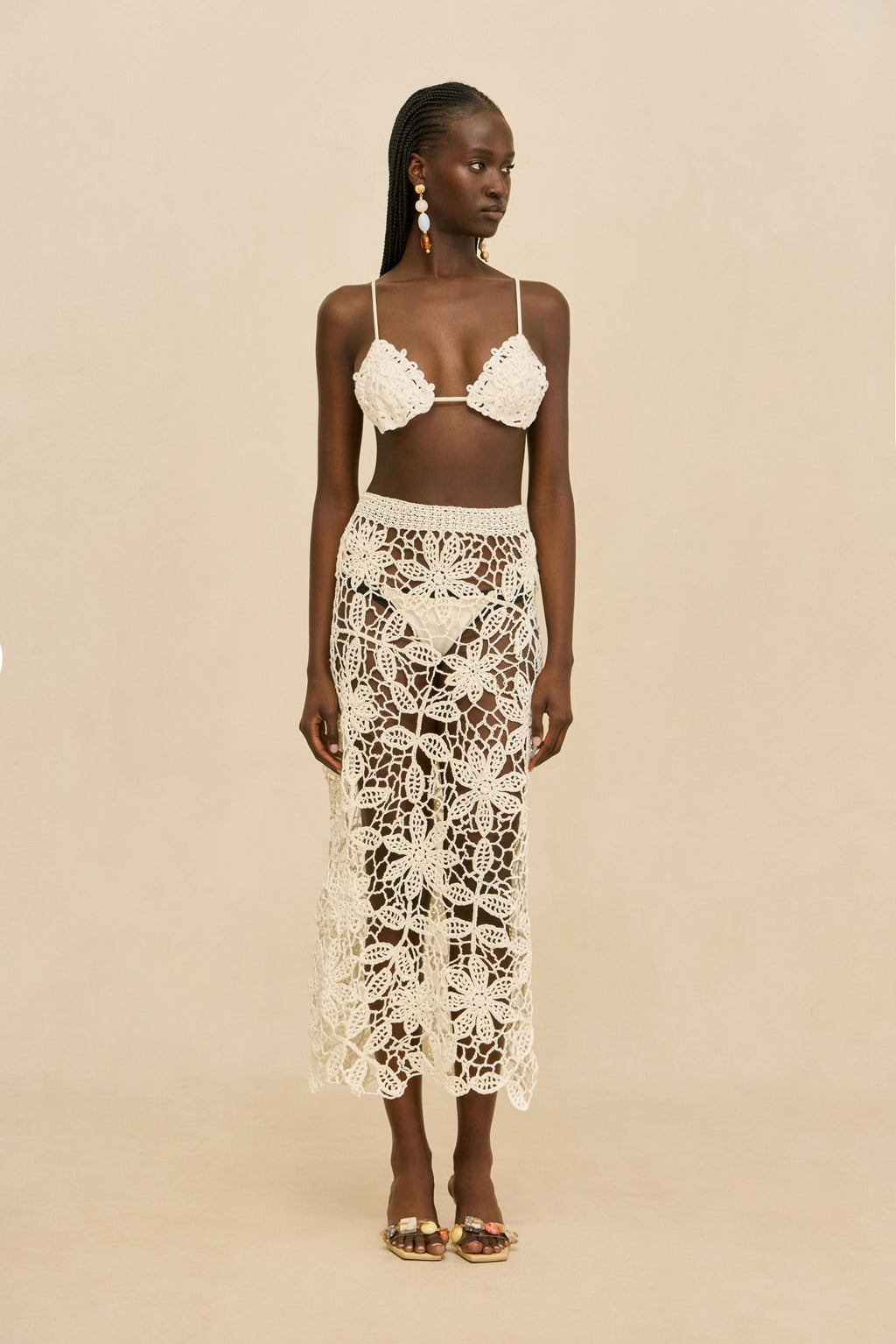 Falda Amina - White