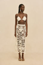 Falda Amina - White