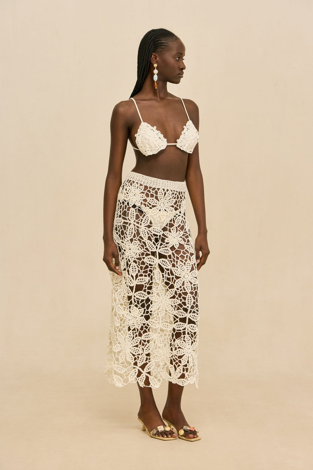 Falda Amina - White