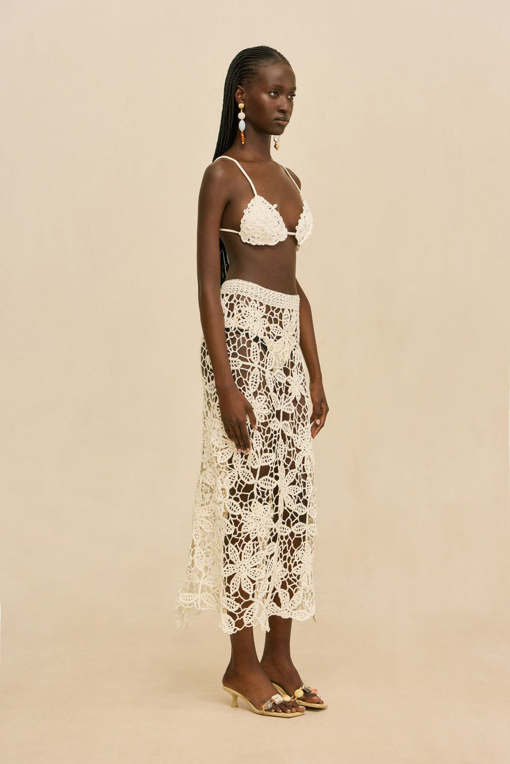 Falda Amina - White