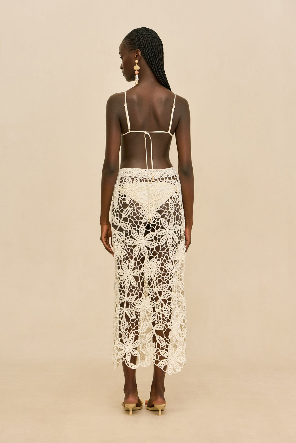 Falda Amina - White