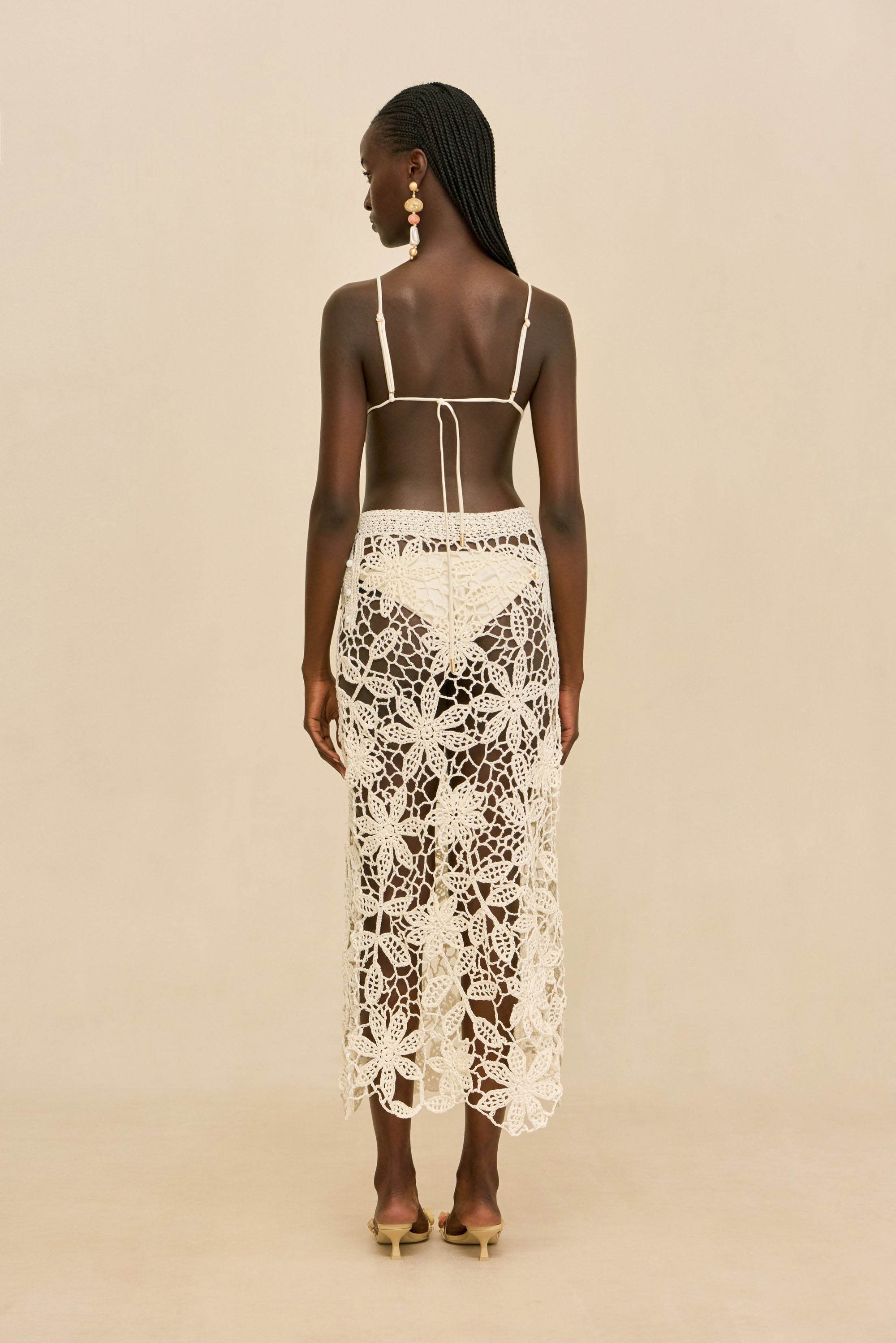 Falda Amina - White