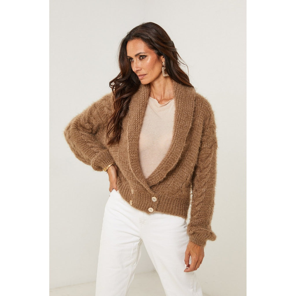 Cardigan - Camel