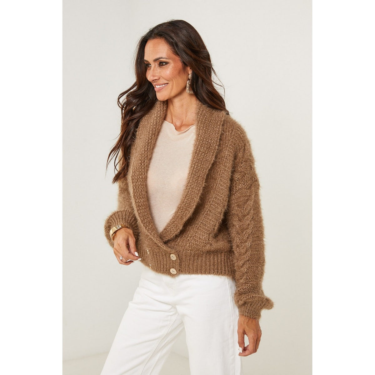 Cardigan - Camel