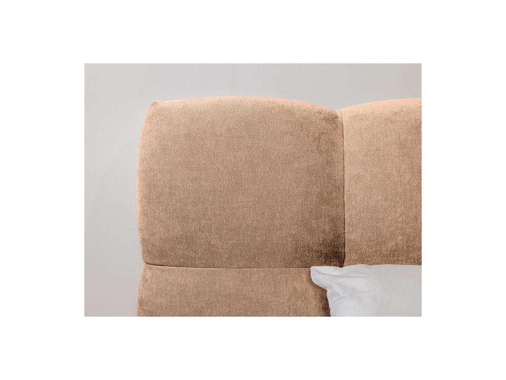 Bed with Solid Slats - Kumo - Natural Wooden Legs