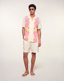 Chemise Manches Courtes Print Frise