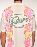 Chemise Manches Courtes Print Frise