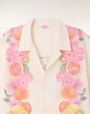 Chemise Manches Courtes Print Frise