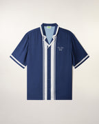 Chemise Manches Courtes Style Bowling