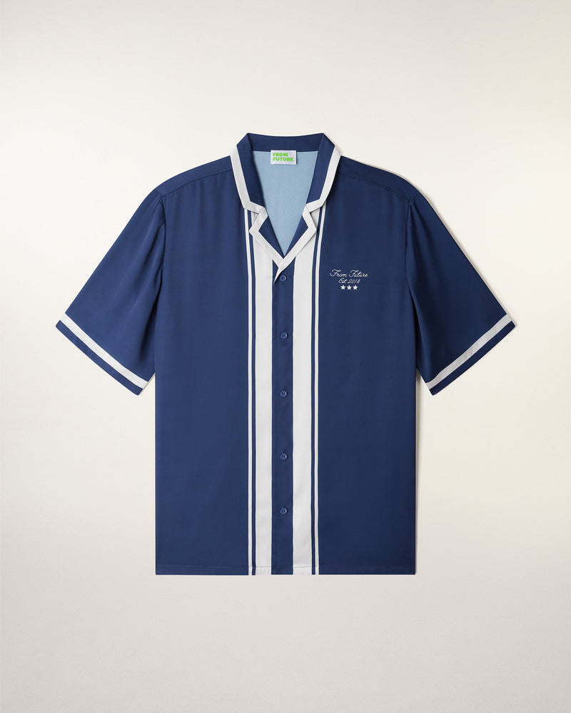 Chemise Manches Courtes Style Bowling