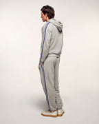 Jogging Large À Bandes Et Broderies