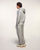 Jogging Large À Bandes Et Broderies