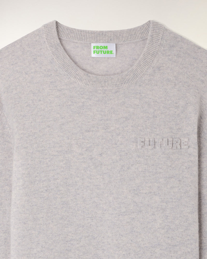 Pull Col Rond "Future" En 3D