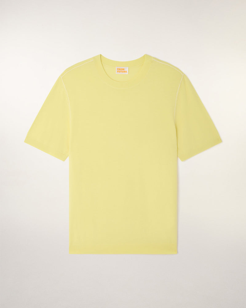 Pull Col Rond Manches Courtes