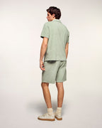 Terry Bermuda Shorts - Sage Green
