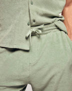 Terry Bermuda Shorts - Sage Green