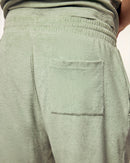 Short Bermuda En Éponge - Sage Green