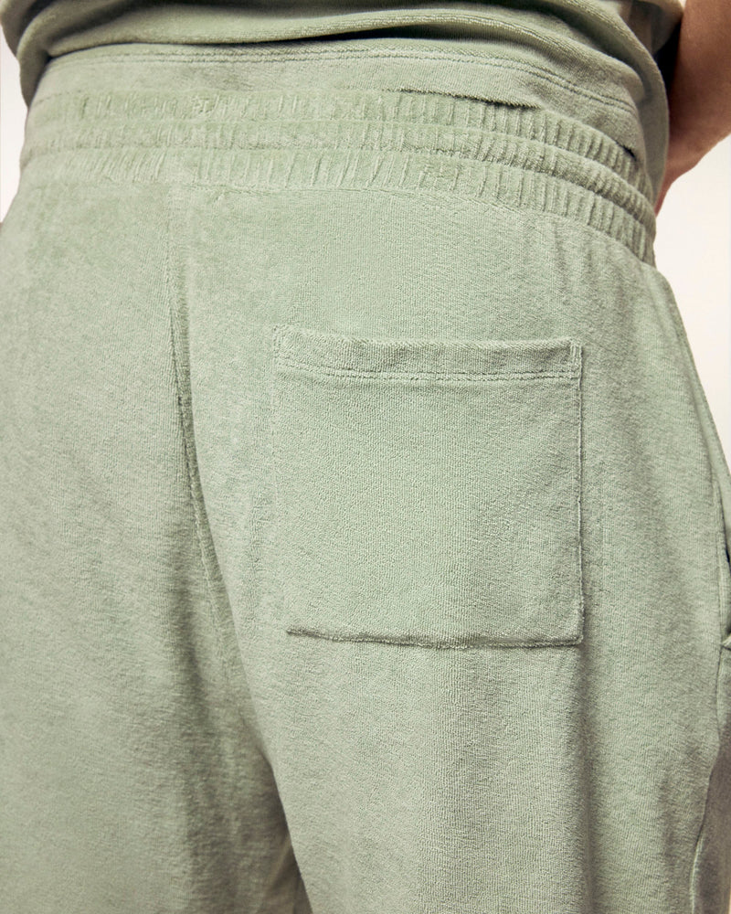 Short Bermuda En Éponge - Sage Green