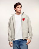 Sweatshirt Hoodie Zippé Cœur "Future"