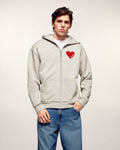 Sweatshirt Hoodie Zippé Cœur "Future"