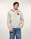 Sweatshirt Hoodie Zippé Cœur "Future"