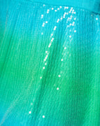 Jupe Mini Dip Dye À Sequins